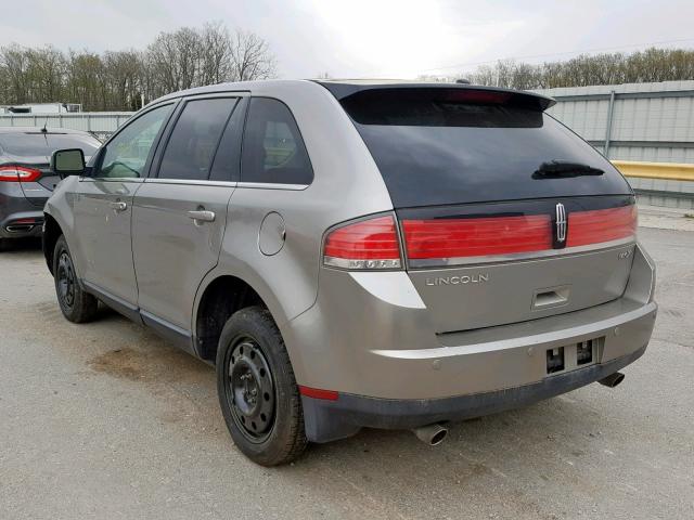 2LMDU68C88BJ00526 - 2008 LINCOLN MKX SILVER photo 3