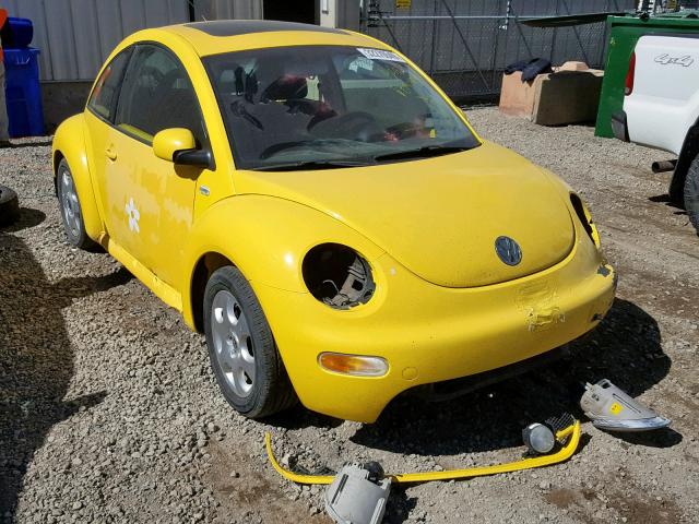 3VWCB21C12M428216 - 2002 VOLKSWAGEN NEW BEETLE ყვითელი ფოტო 1