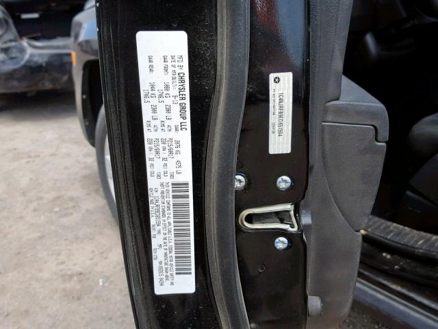 1C4NJRFB9ED651594 - 2014 JEEP PATRIOT LA BLACK photo 10