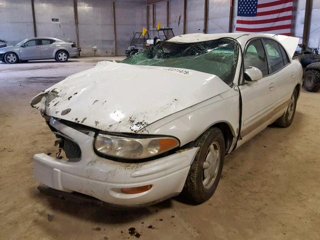 1G4HR54K2YU150404 - 2000 BUICK LESABRE LI WHITE photo 2