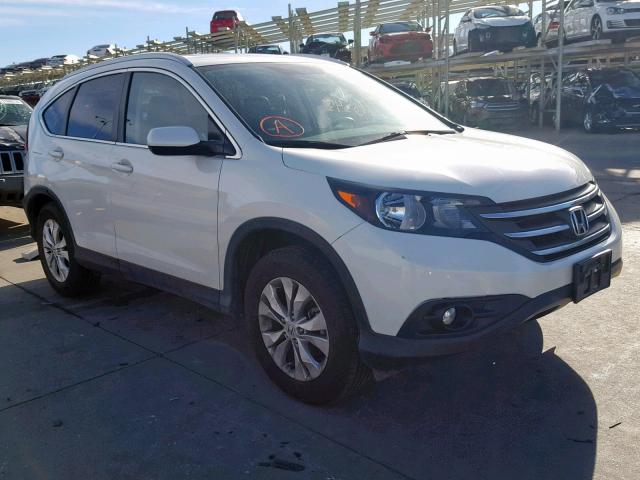 5J6RM3H71EL031224 - 2014 HONDA CR-V EXL WHITE photo 1