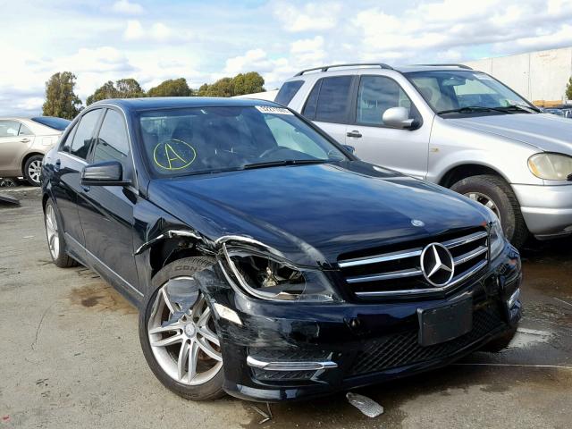 WDDGF4HB4EA951352 - 2014 MERCEDES-BENZ C 250 BLACK photo 1