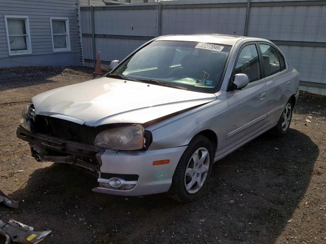 KMHDN46D06U257385 - 2006 HYUNDAI ELANTRA GL SILVER photo 2