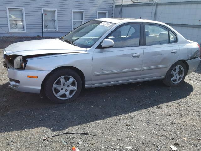 KMHDN46D06U257385 - 2006 HYUNDAI ELANTRA GL SILVER photo 9