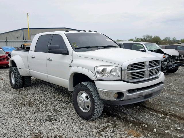 3D7MX49C66G270278 - 2006 DODGE RAM 3500 WHITE photo 1