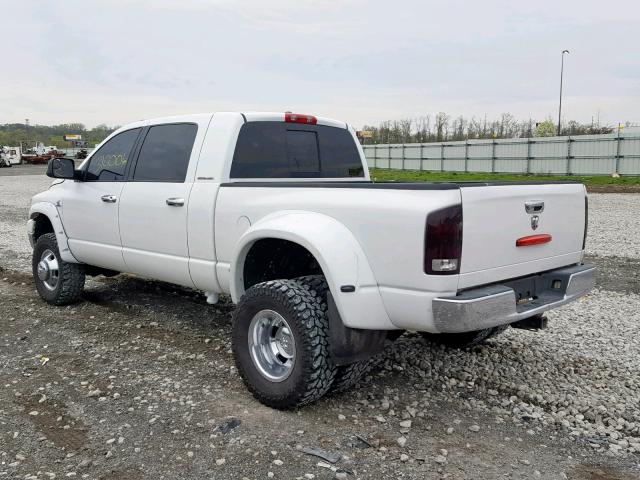 3D7MX49C66G270278 - 2006 DODGE RAM 3500 WHITE photo 3