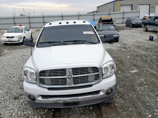 3D7MX49C66G270278 - 2006 DODGE RAM 3500 WHITE photo 9