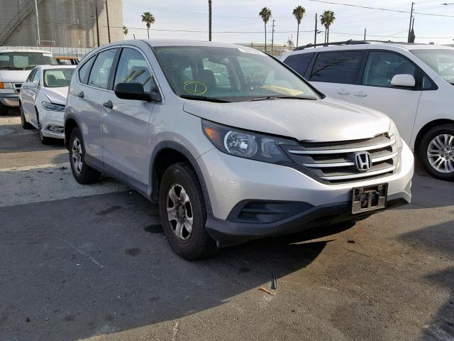 5J6RM3H37CL016947 - 2012 HONDA CR-V LX SILVER photo 1