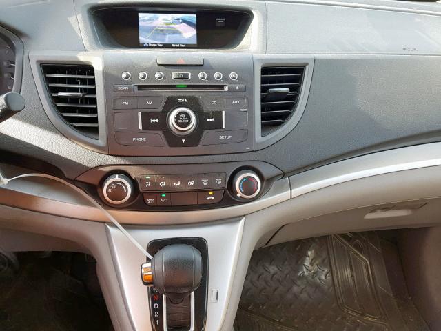 5J6RM3H37CL016947 - 2012 HONDA CR-V LX SILVER photo 9