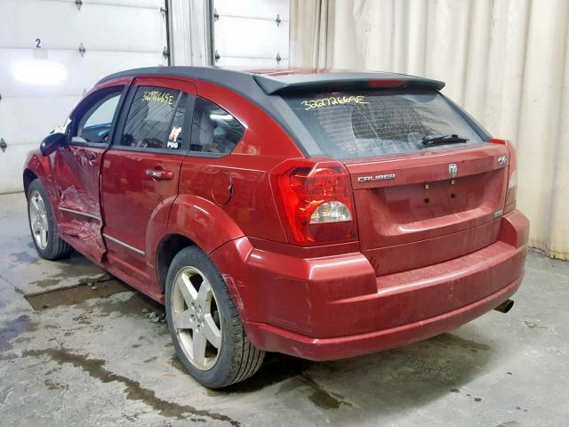 1B3HE78KX7D153105 - 2007 DODGE CALIBER R/ MAROON photo 3