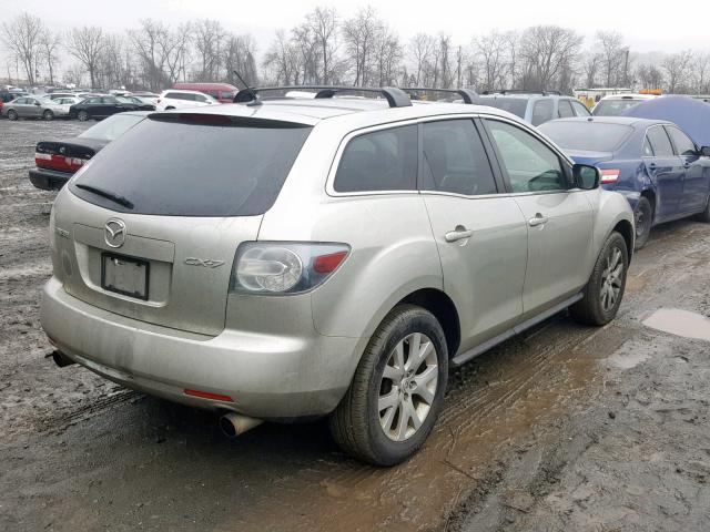 JM3ER29L680195318 - 2008 MAZDA CX-7 SILVER photo 4