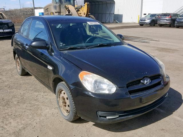 KMHCN35C87U027044 - 2007 HYUNDAI ACCENT BAS BLACK photo 1