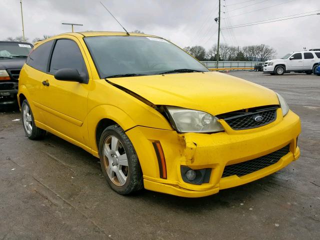 1FAFP31N56W174630 - 2006 FORD FOCUS ZX3 YELLOW photo 1
