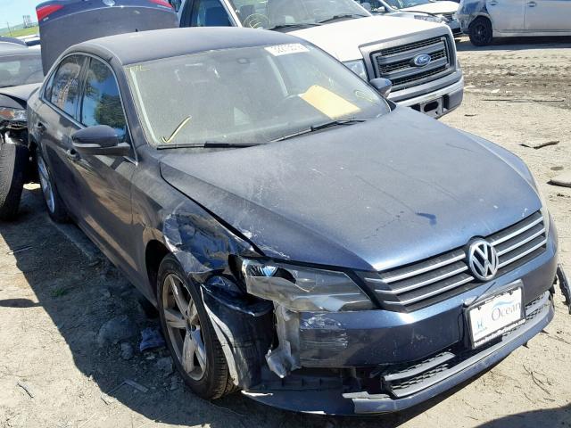 1VWBP7A36DC050828 - 2013 VOLKSWAGEN PASSAT SE BLUE photo 1