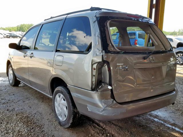 JM3LW28A360564164 - 2006 MAZDA MPV WAGON GOLD photo 3