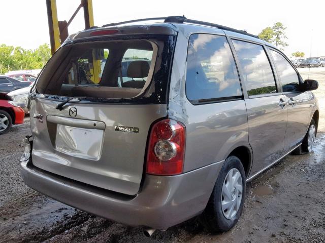 JM3LW28A360564164 - 2006 MAZDA MPV WAGON GOLD photo 4