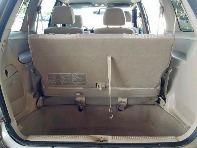 JM3LW28A360564164 - 2006 MAZDA MPV WAGON GOLD photo 9