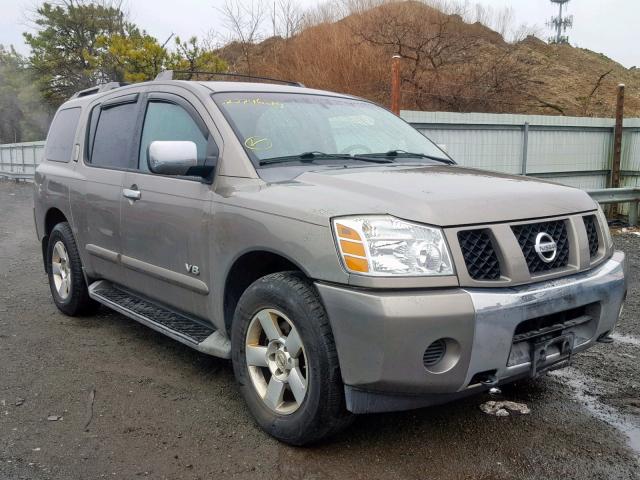 5N1AA08BX6N740945 - 2006 NISSAN ARMADA SE GRAY photo 1