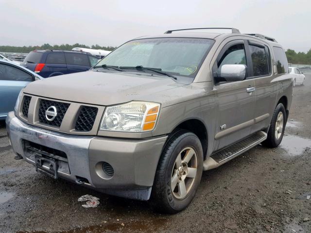 5N1AA08BX6N740945 - 2006 NISSAN ARMADA SE GRAY photo 2