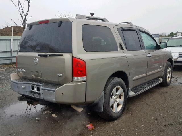 5N1AA08BX6N740945 - 2006 NISSAN ARMADA SE GRAY photo 4