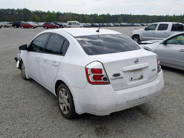 3N1AB61EX7L661496 - 2007 NISSAN SENTRA 2.0 WHITE photo 3