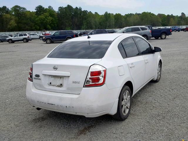 3N1AB61EX7L661496 - 2007 NISSAN SENTRA 2.0 WHITE photo 4