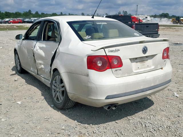 3VWEF71K07M122827 - 2007 VOLKSWAGEN JETTA WOLF WHITE photo 3