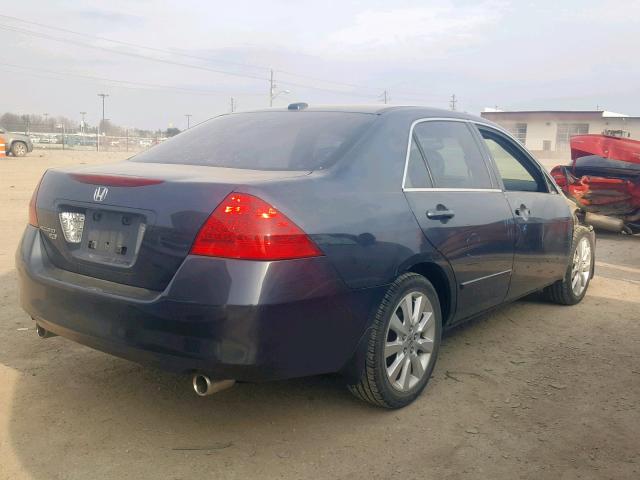 1HGCM66867A070822 - 2007 HONDA ACCORD EX GRAY photo 4