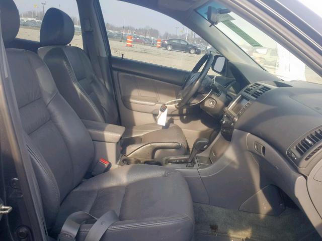 1HGCM66867A070822 - 2007 HONDA ACCORD EX GRAY photo 5