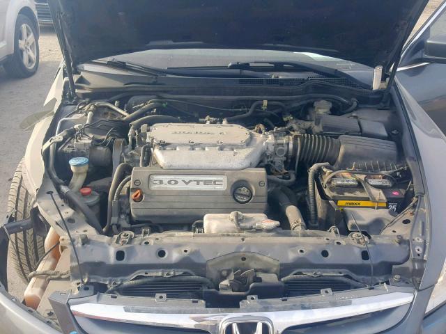 1HGCM66867A070822 - 2007 HONDA ACCORD EX GRAY photo 7