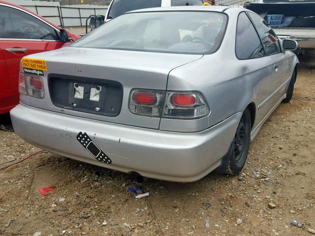 1HGEJ6129WL037188 - 1998 HONDA CIVIC DX GRAY photo 4