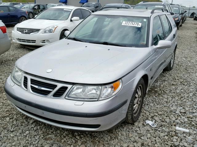 YS3EB59E143511631 - 2004 SAAB 9-5 LINEAR SILVER photo 2