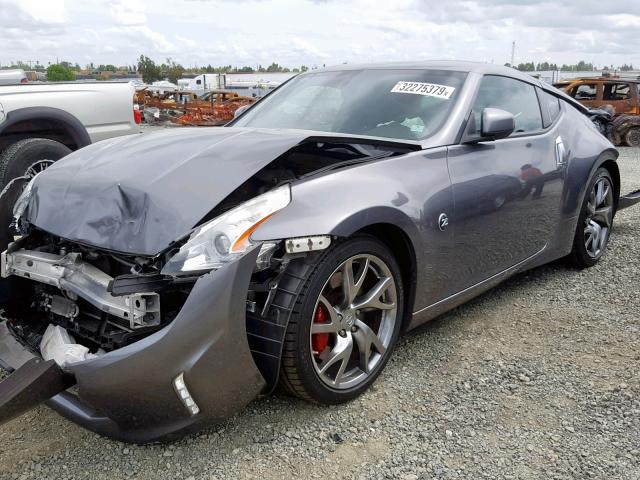 JN1AZ4EH9EM630800 - 2014 NISSAN 370Z BASE GRAY photo 2