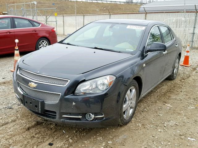 1G1ZK57B38F267009 - 2008 CHEVROLET MALIBU LTZ BLACK photo 2