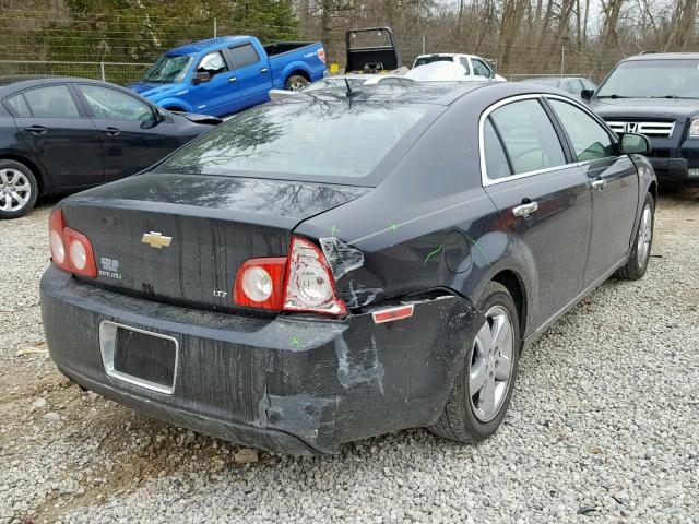 1G1ZK57B38F267009 - 2008 CHEVROLET MALIBU LTZ BLACK photo 4