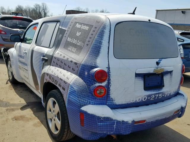 3GNCA13B19S534327 - 2009 CHEVROLET HHR LS Ақ фото 3