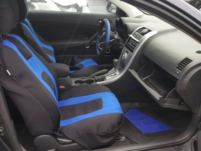 JTKDE177470169789 - 2007 TOYOTA SCION TC ნაცრისფერი ფოტო 5