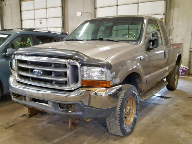 1FTSX31F92EA98864 - 2002 FORD F350 SRW S TAN photo 2