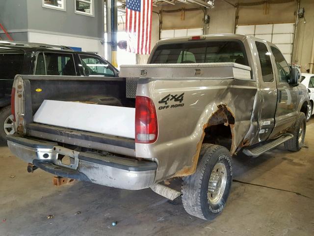 1FTSX31F92EA98864 - 2002 FORD F350 SRW S TAN photo 4