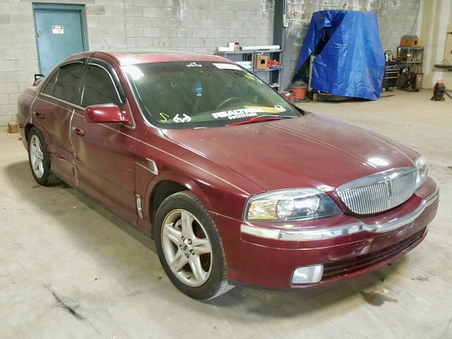 1LNHM86S8YY921275 - 2000 LINCOLN LS BURGUNDY photo 1