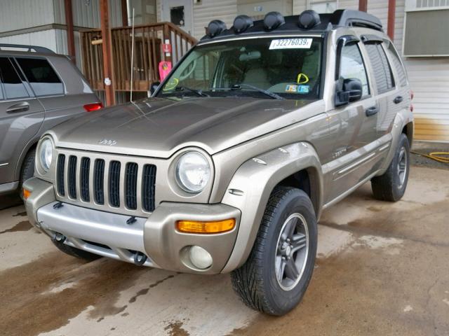 1J4GL38K93W713522 - 2003 JEEP LIBERTY RE TAN photo 2