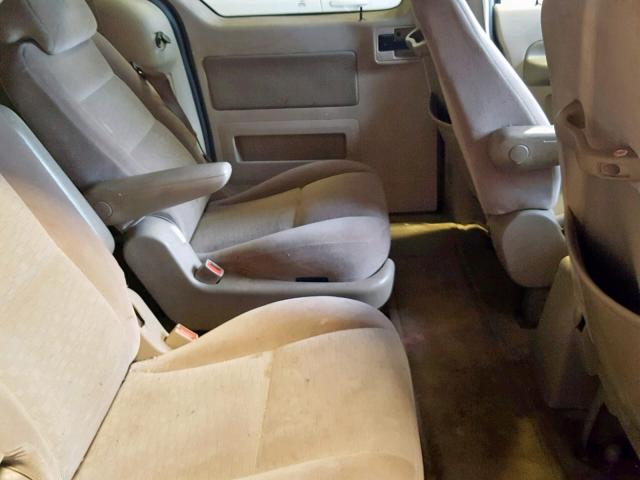 2FMZA51614BA29978 - 2004 FORD FREESTAR S BEIGE photo 6