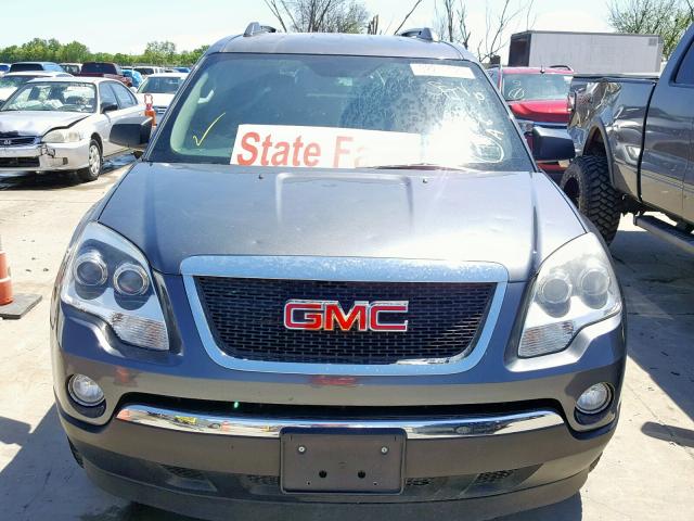 1GKKRPED6CJ329209 - 2012 GMC ACADIA SLE GRAY photo 9