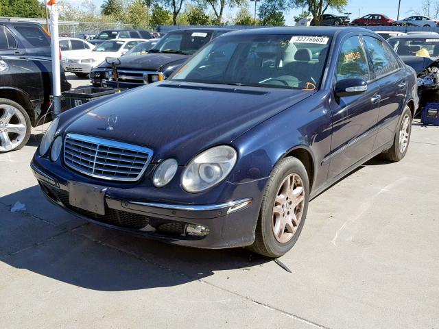 WDBUF65JX3A225009 - 2003 MERCEDES-BENZ E 320 BLUE photo 2