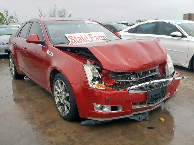 1G6DV57V480160169 - 2008 CADILLAC CTS HI FEA RED photo 1