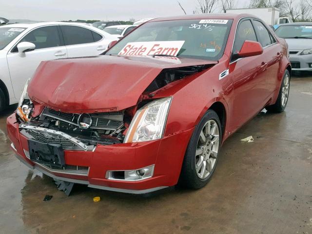 1G6DV57V480160169 - 2008 CADILLAC CTS HI FEA RED photo 2