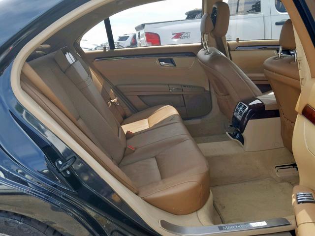 WDDNG86X78A159257 - 2008 MERCEDES-BENZ S 550 4MAT BLACK photo 6