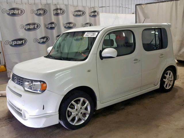 JN8AZ28RX9T119411 - 2009 NISSAN CUBE BASE WHITE photo 2