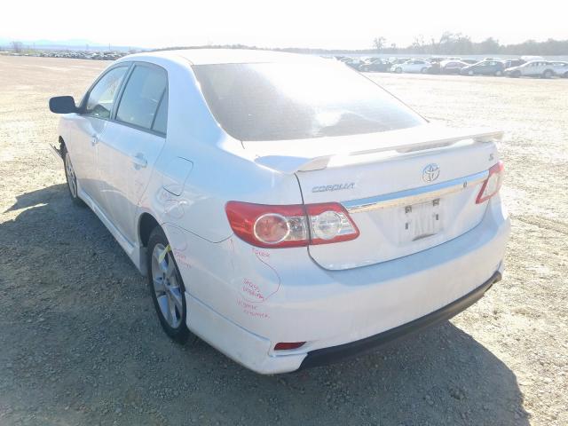 5YFBU4EE0DP137623 - 2013 TOYOTA COROLLA BASE  photo 3