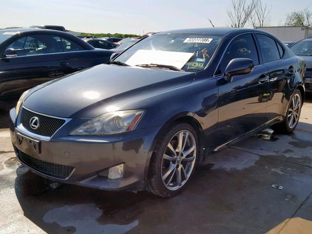 JTHBK262285081183 - 2008 LEXUS IS 250 BLACK photo 2